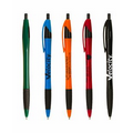 The Gripped Slimster Pen with Rubber Grip & Black Trim